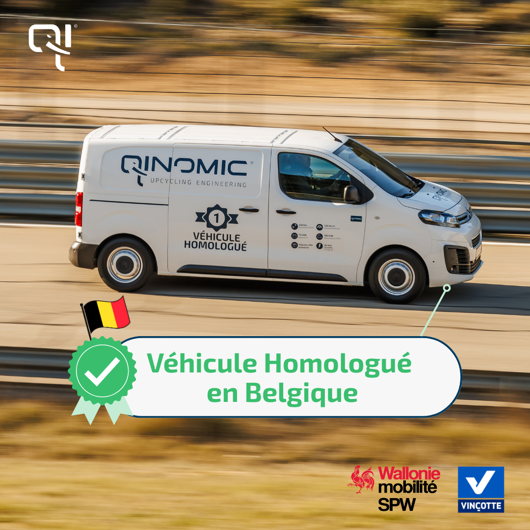 Qinomic obtient sa première homologation internationale pour un VUL rétrofité.